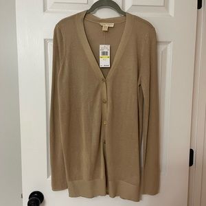 Michael Kors Button Cardigan Sweater Size M NWT